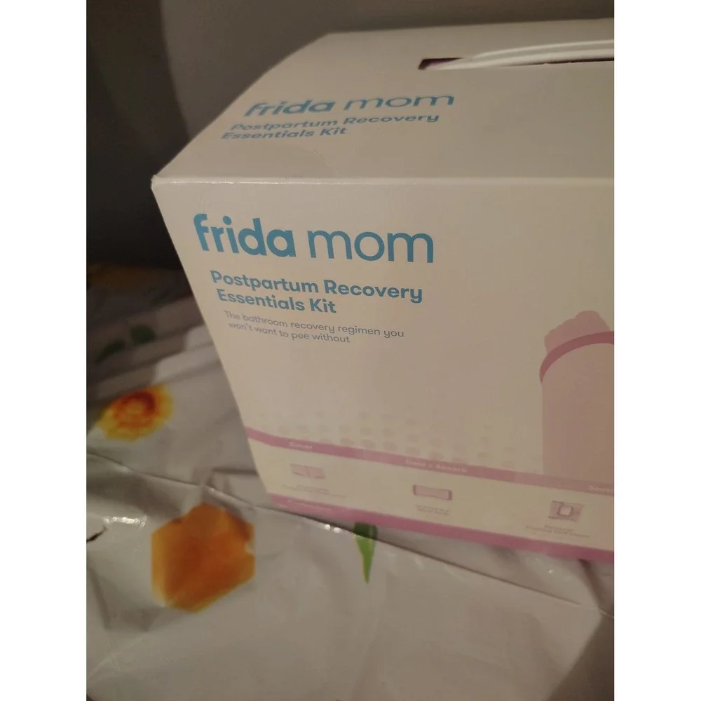 Frida Mom Postpartum Recovery Essentials Kit 5 Step Regimen with Storage Caddy